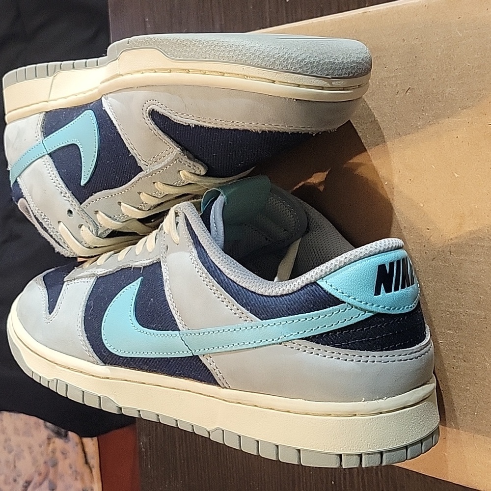 Nike Dunk Low Premium "Dark Obsidian Green Frost" Mens 10 Womens 11.5 EUC - Picture 7 of 10